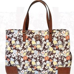 TORY BURCH ELLA REVERIE LARGE TOTE BAG